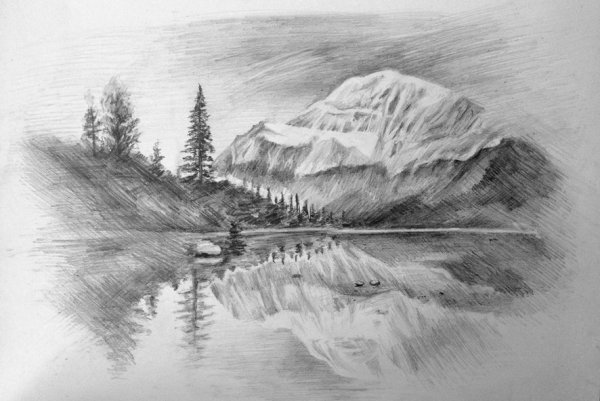 Рисунки Байкала для срисовки