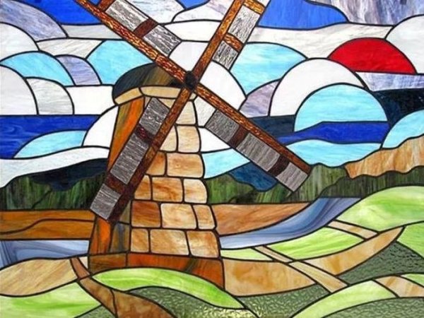 Современное декоративное искусство витраж