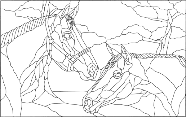 Витраж корабль