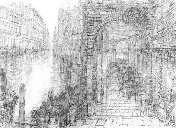 Рисование дельфина