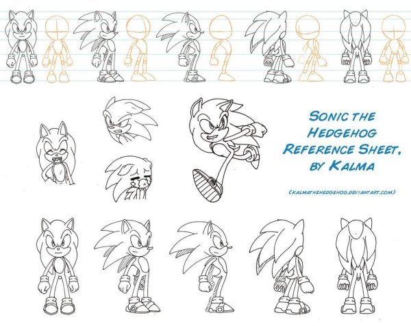 Туториалы по рисованию Соника