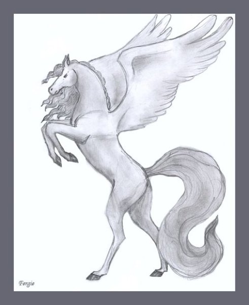 Мифические существа карандашом легко