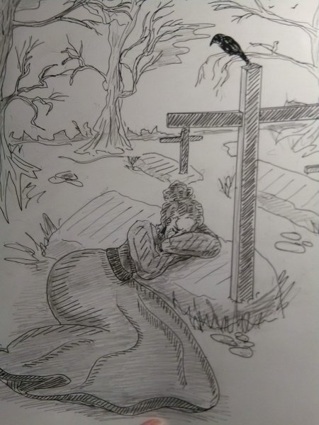 Иллюстрация к рассказу Станционный смотритель