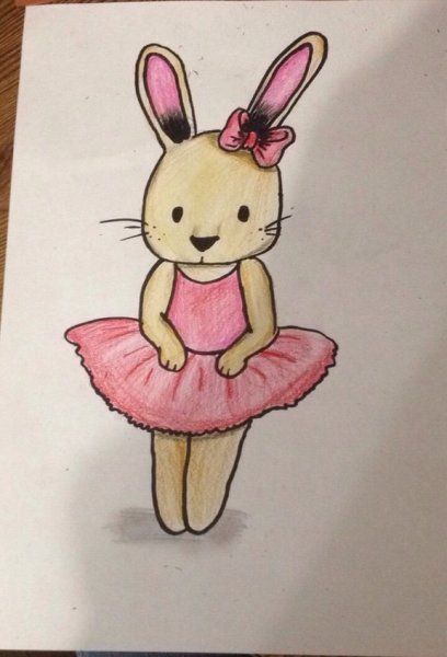 Картинки для срисовки зайчики