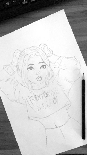 Рисование тиктокеров карандашом