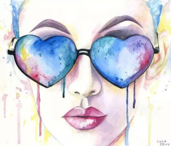 Рисунки акварелью для срисовки