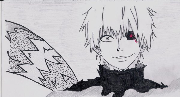 Нарисовать Канеки