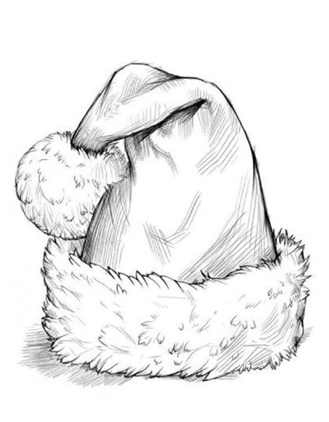 Новогодние рисунки для срисовки