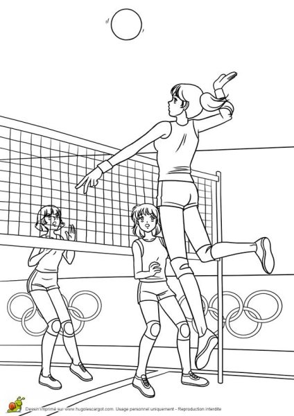 Волейбольный мяч раскраска для детей