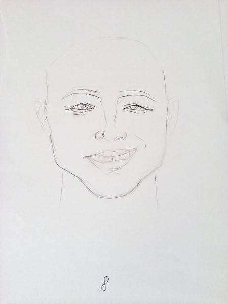 Дима билан портрет карандашом