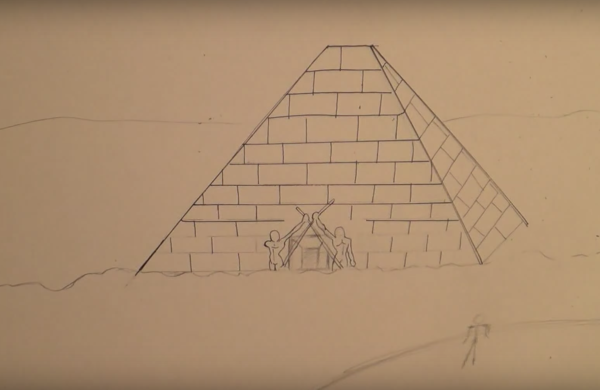Египетские пирамиды раскраска