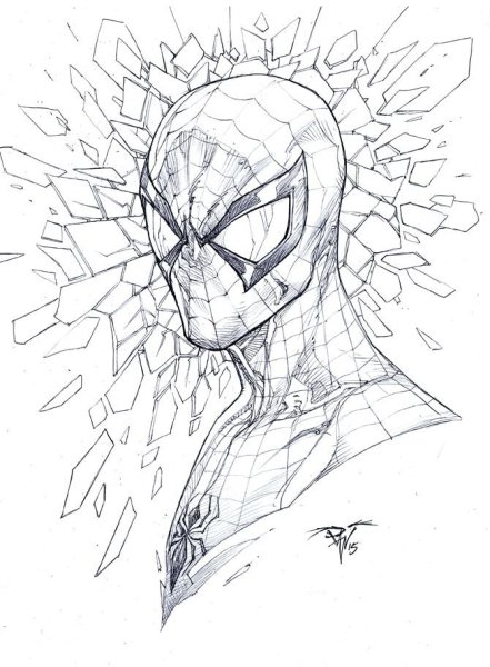 Дэдпул карандашом