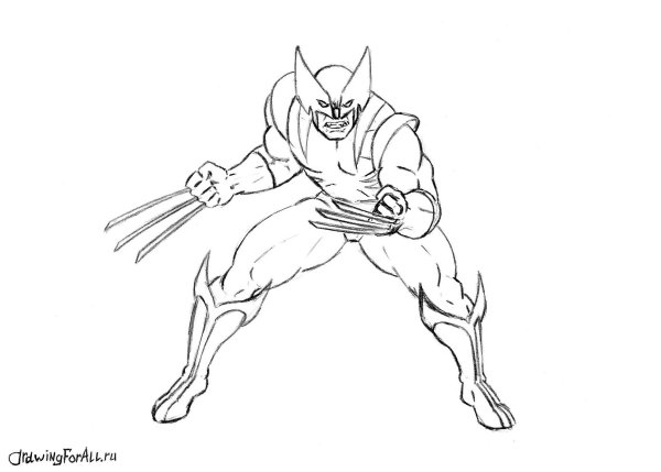 Срисовка Марвел человек паук