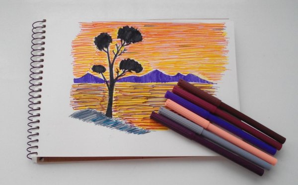 Рисунки из фломастеров