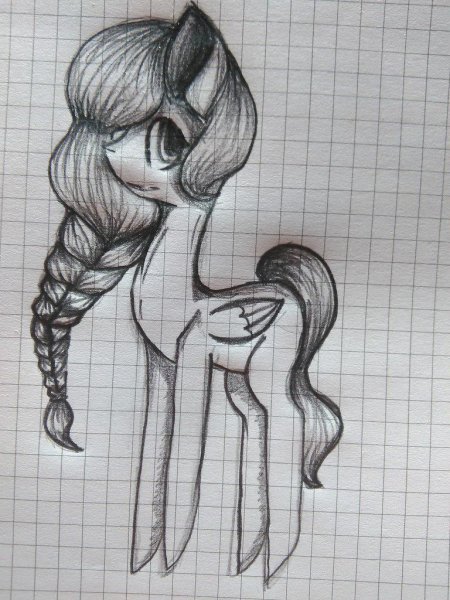 Рисование пони карандашом