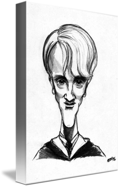 Драко Малфой рисунок красками