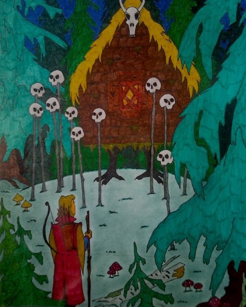 Марья Моревна рисунок