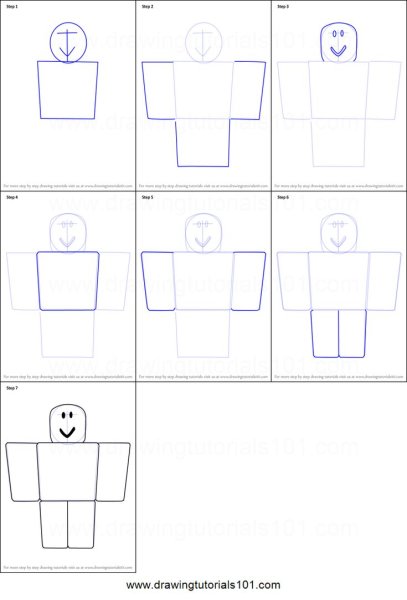 Как рисовать РОБЛОКС