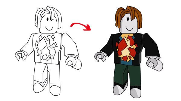 Рисунки из РОБЛОКСА