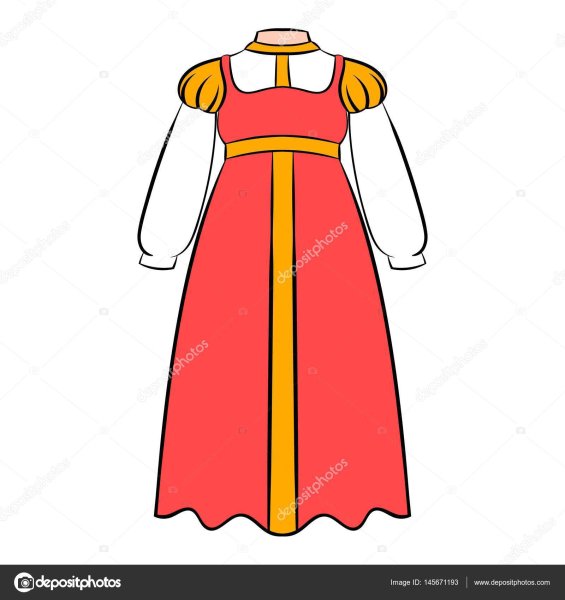 Национальные костюмы зарисовки