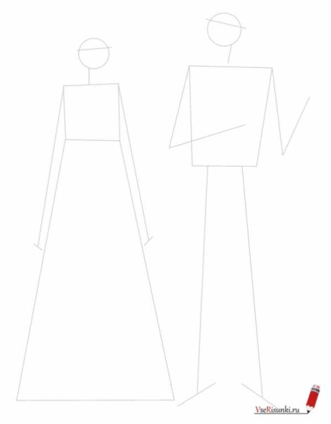 Поэтапный рисунок национальной одежды