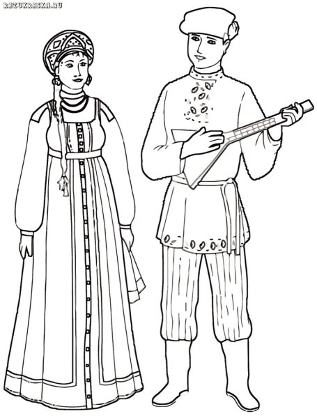 Рисование народные обряды в карандаше