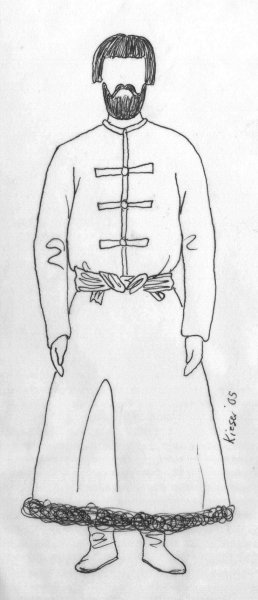 Народный костюм рисунок