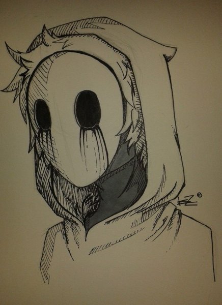 Безглазый Джек рисунки карандашом