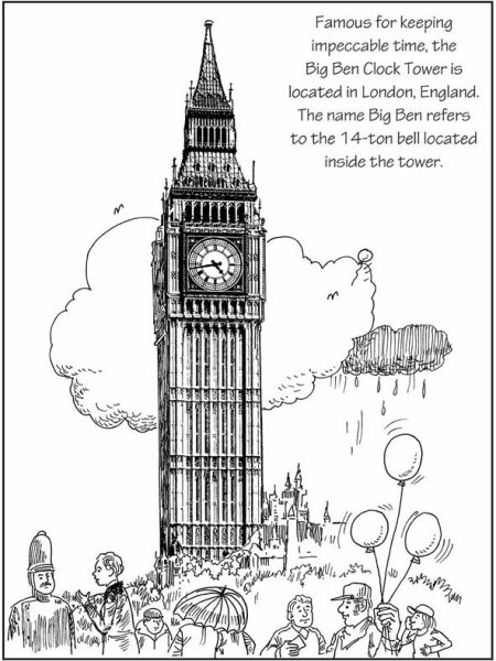 Биг Бен карандашом