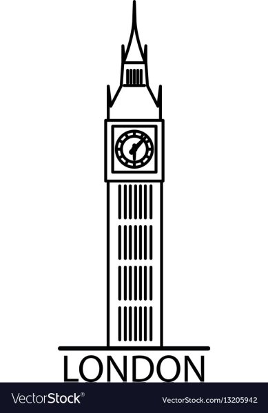 Биг Бен карандашом легко