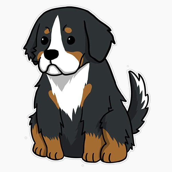 Бернский зенненхунд мультяшный