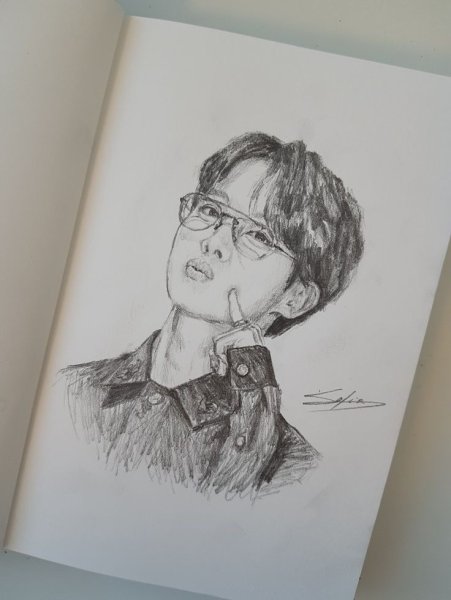 Скетчи БТС Хосок