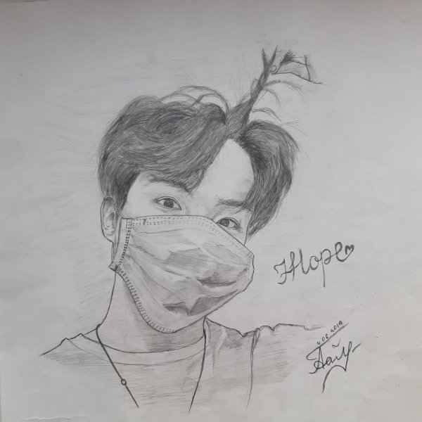 Рисунки БТС Джей Хоуп