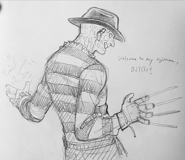 Фредди Крюгер арт аниме