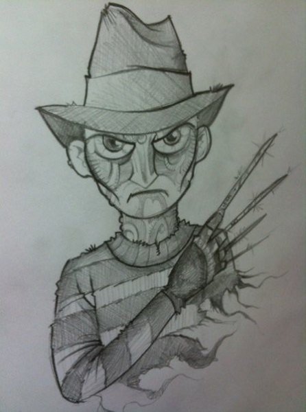 Фредди Крюгер для срисовки