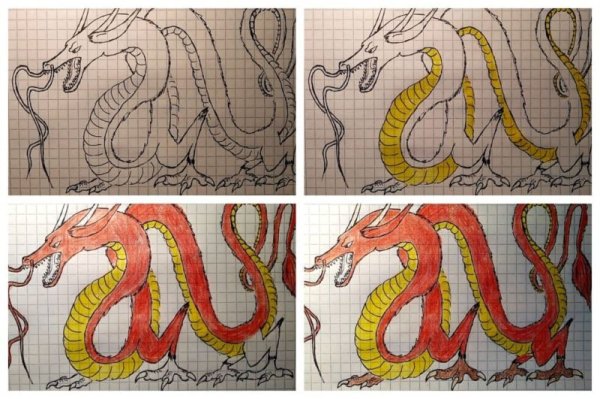 Уроки рисования китайского дракона