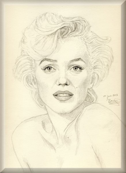 Сатирический портрет Мэрилин Монро