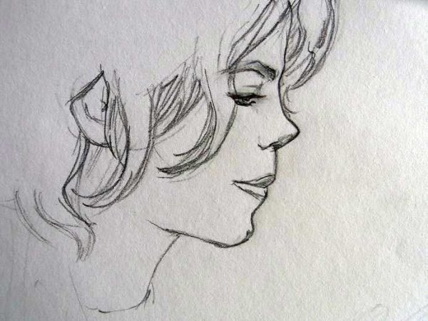 Майкл Джексон для срисовки