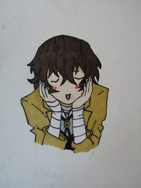 Дадзай Осаму для срисовки