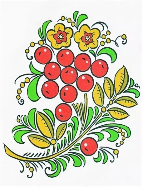 Петриковская роспись трафареты