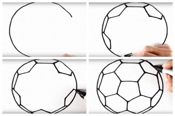 Футбольный мяч раскраска для детей