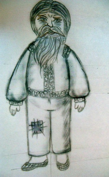 Домовой нарисовать