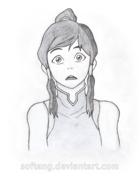 Аватар корра рисовка