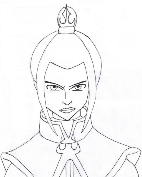 Раскраски аватар Легенда об Аанге Зуко