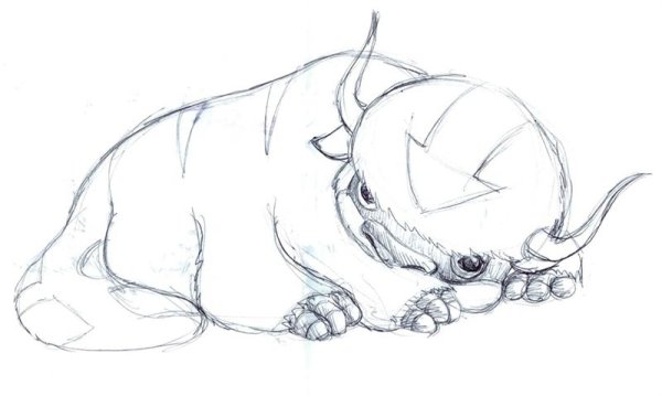 Аппа из аватара эскизы