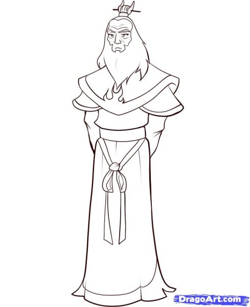 Маг огня раскраска