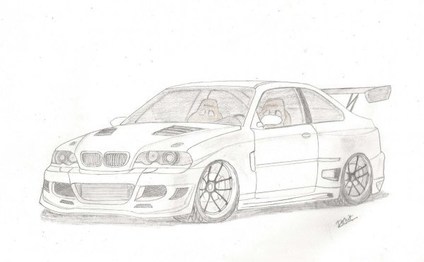 BMW m3 Sketch