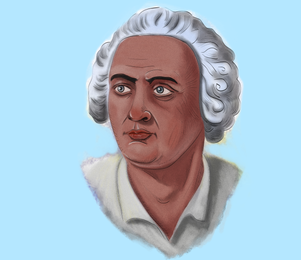 Ломоносов Михаил Васильевич рисунок