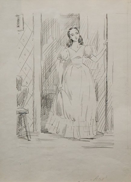 Иллюстрации к повести Ася Тургенева