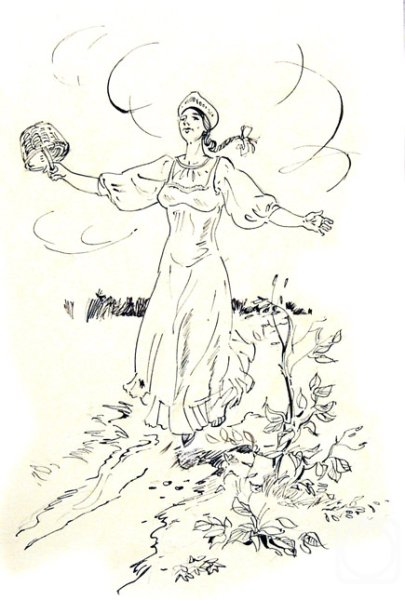 Давид Боровский. Иллюстрации к произведениям и.с.Тургенева